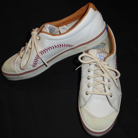 Keds Shoes Vintage Keds Sneakers Baseball Championship Series 992 Ball Stitching Rare 75